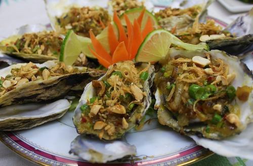 [Popular] Grilled oysters with green onions, set of 6