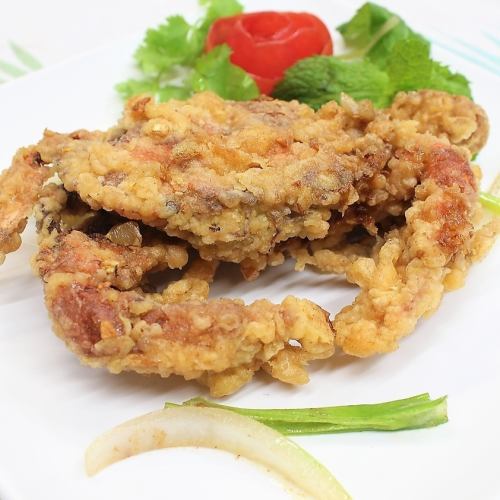 [Popular] Fried Soft Shell Crab with Garlic Butter