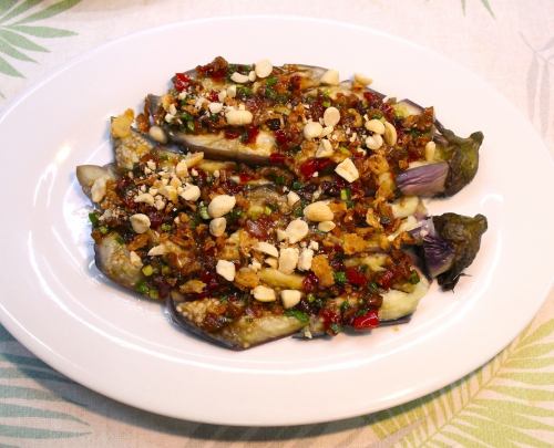 茄子のネギ焼き