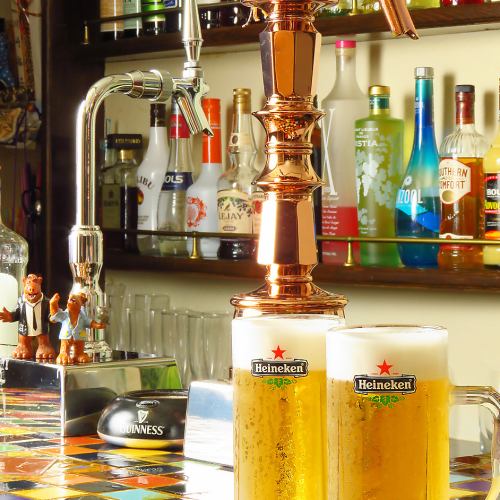 Heineken draft beer (medium mug)