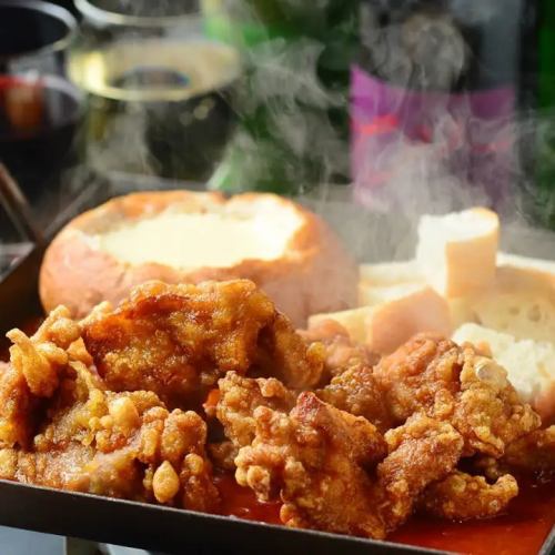 Deep-fried chicken