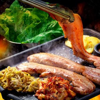Samgyeopsal set (for 1 person) *Order for 2 people~