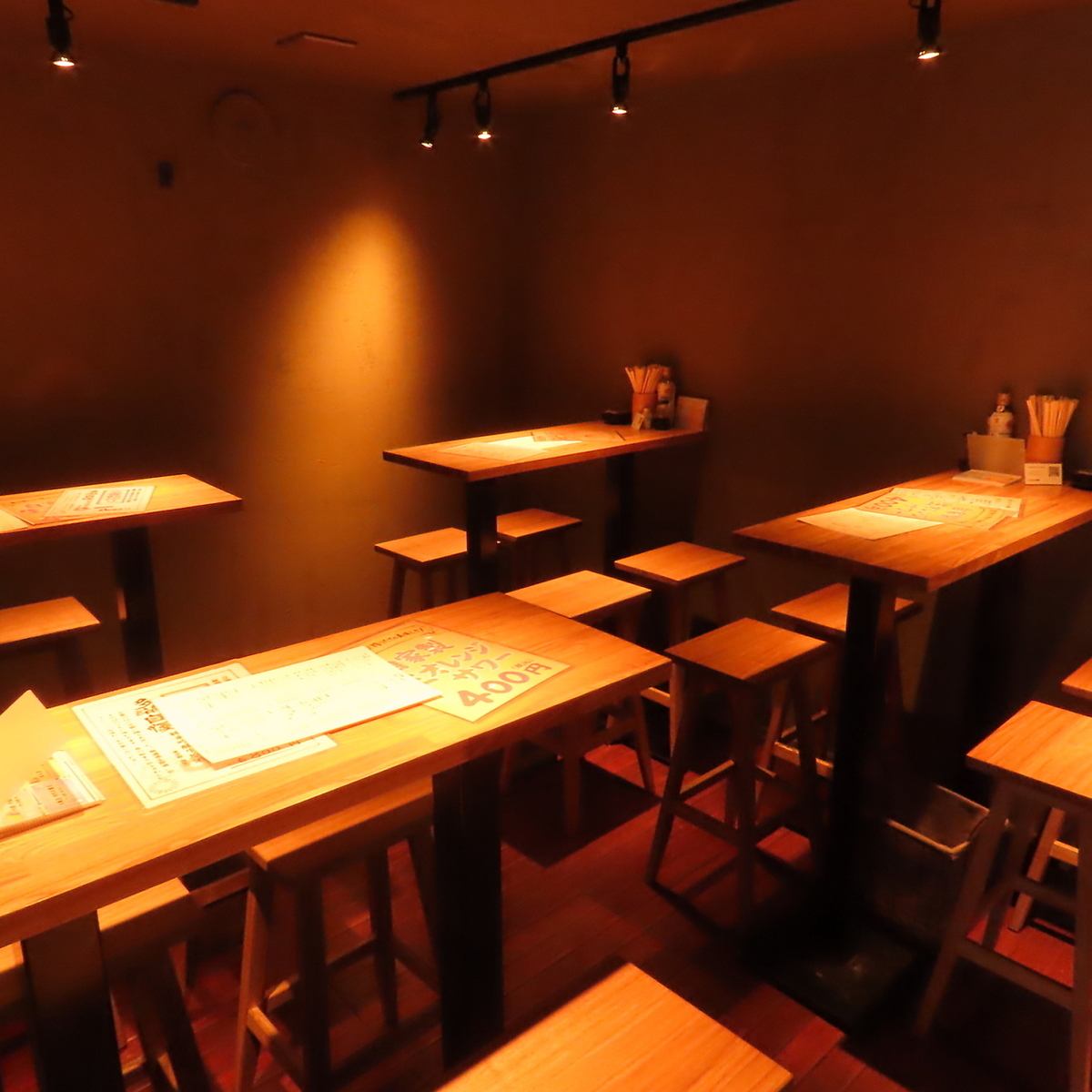 落ち着いた雰囲気の中でお料理を楽しむことができます◎