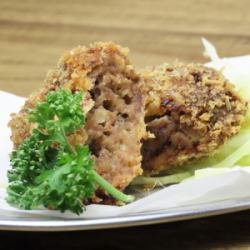 北海道産 亜麻仁牛の手作りメンチカツ