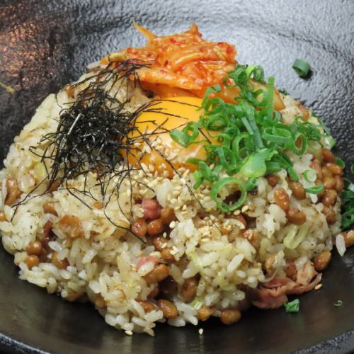 納豆チャーハン