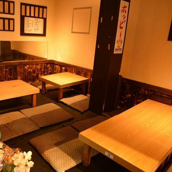 We also have a relaxing and relaxing Japanese-style seat.When you want to spend a pleasant time with your friends, be sure to visit our shop! There is no doubt that delicious food and alcohol will also proceed ☆