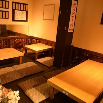 A tatami room is also recommended for 4 or more people.Even a large number of people can spend time while enjoying conversation ♪