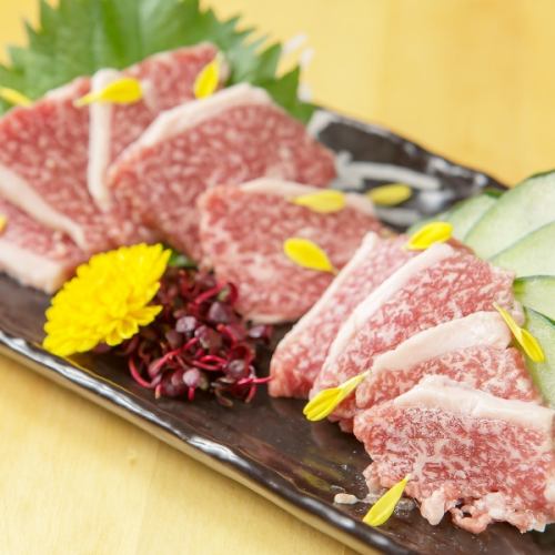 Japanese beef sashimi