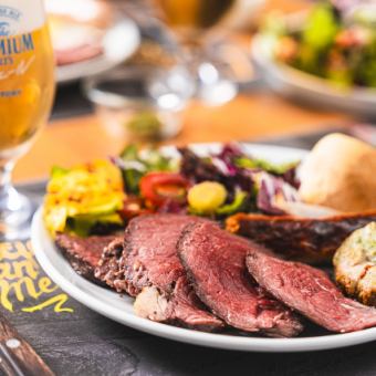 ★ランチ食べ放題プラン★15種シュラスコ食べ放題+サイドメニュー2品付 120分3,630円(税込)