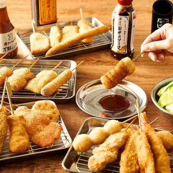 【月～木限定18時まで限定】串カツのみ食べ放題+120分飲み放題付