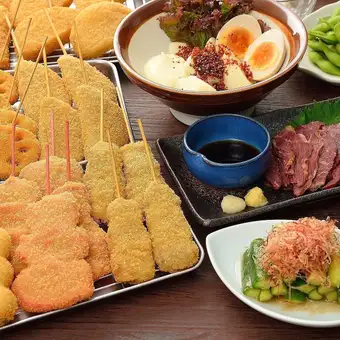【月～木限定18時まで限定】ほぼ全品食べ放題+120分飲み放題付