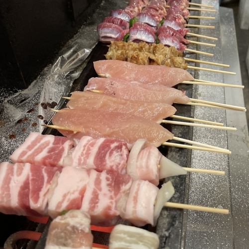 Yakitori with elaborate taste