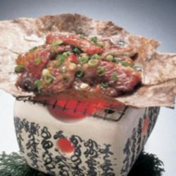 사가규 로스의 박엽 된장구이