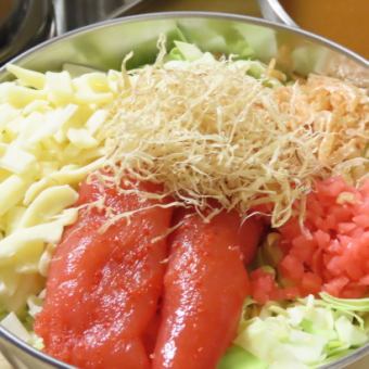 明太チーズもんじゃ
