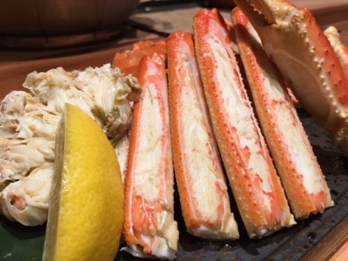 Snow crab delivered directly from Sado