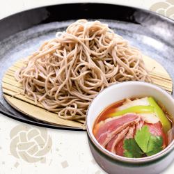 Soba with duck dipping sauce