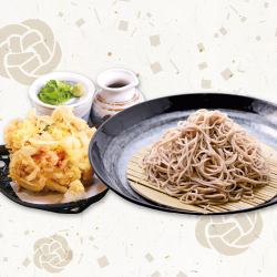 Tempura Soba with Kakiage