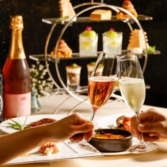 ≪優雅なお茶会におすすめ≫ハイティー（High Tea）コース全13品120分飲放題付4500円