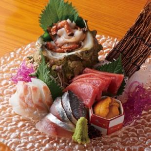 Hokkaido sashimi 5-item platter [for 1 person]