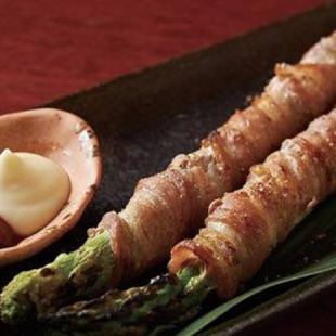 Asparagus meat skewer [1]