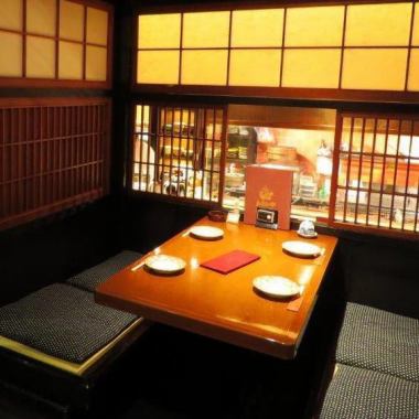 We have private sunken rooms where you can enjoy your meal without worrying about others around you.