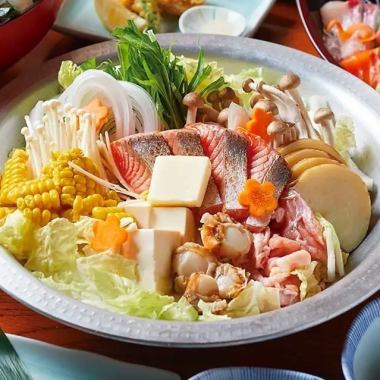 {For your daily luxury} 5,000 yen course with all-you-can-drink ◇ Bluefin tuna sashimi ◇ Ishikari nabe