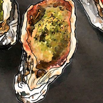 焼き牡蠣・ガーリックバター（1個）