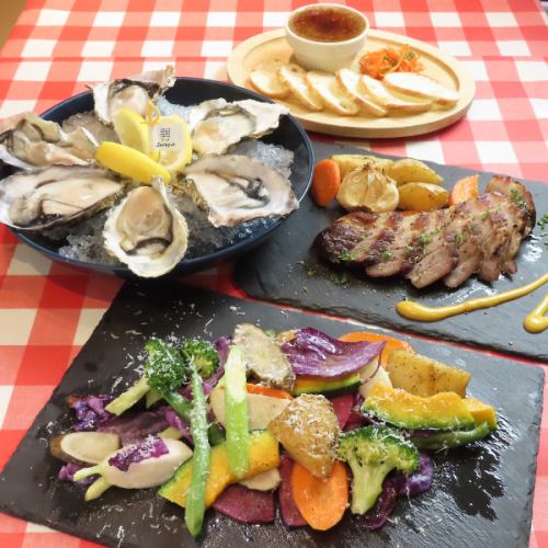シェフ自慢の料理の数々