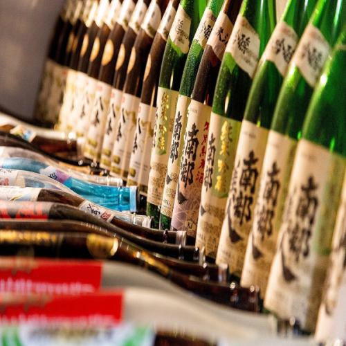 We have a wide selection of carefully selected Japanese sake♪