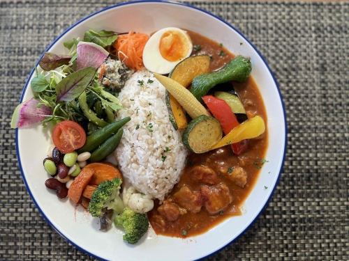 ガーデン風グリーンカレー