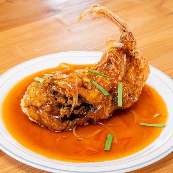 当店おすすめメニュー【赤魚甘酢あんかけ】
