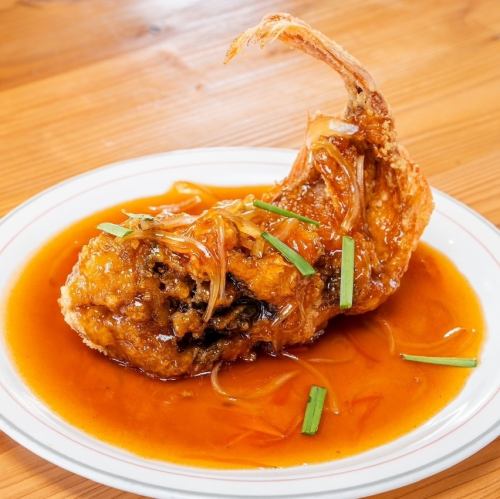 当店おすすめメニュー【赤魚甘酢あんかけ】