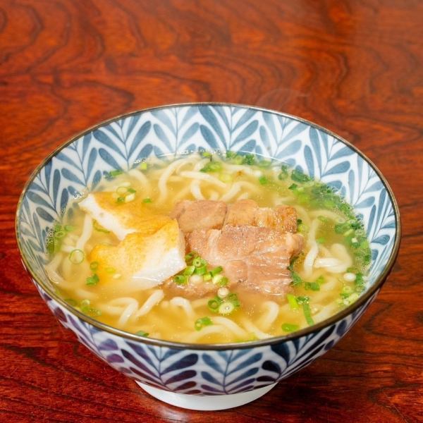 好みの麺が選べる♪【宮古そば】