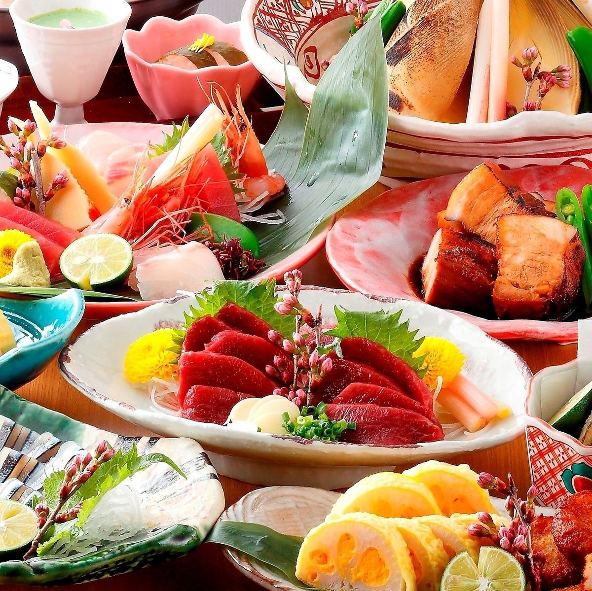 当店イチオシ!ボリューム満点の「ふくろう満喫コース」4500円!