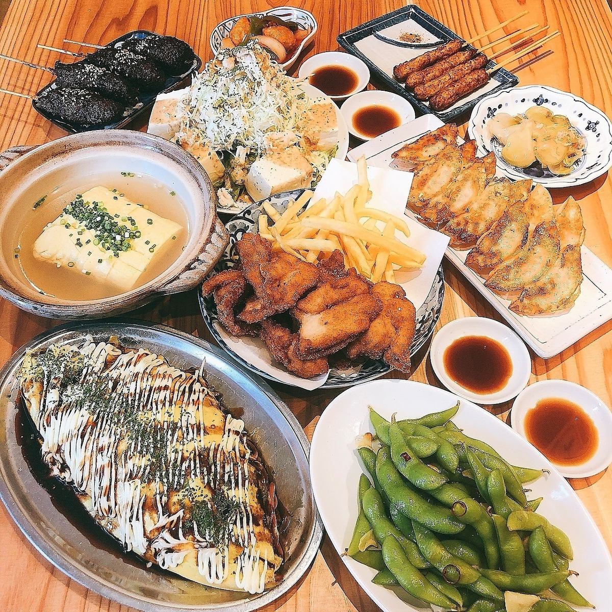 人気メニューを取り揃えた宴会プランを各種ご用意しております！