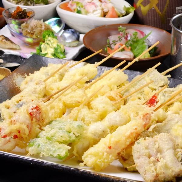 Crispy! Very popular! Kushiten tempura "Kushiten" ☆ A rich lineup of 25 types in total! Super deals with coupons!