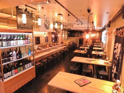 A 1-minute walk from Hakata Station, box seats where you can enjoy with friends!