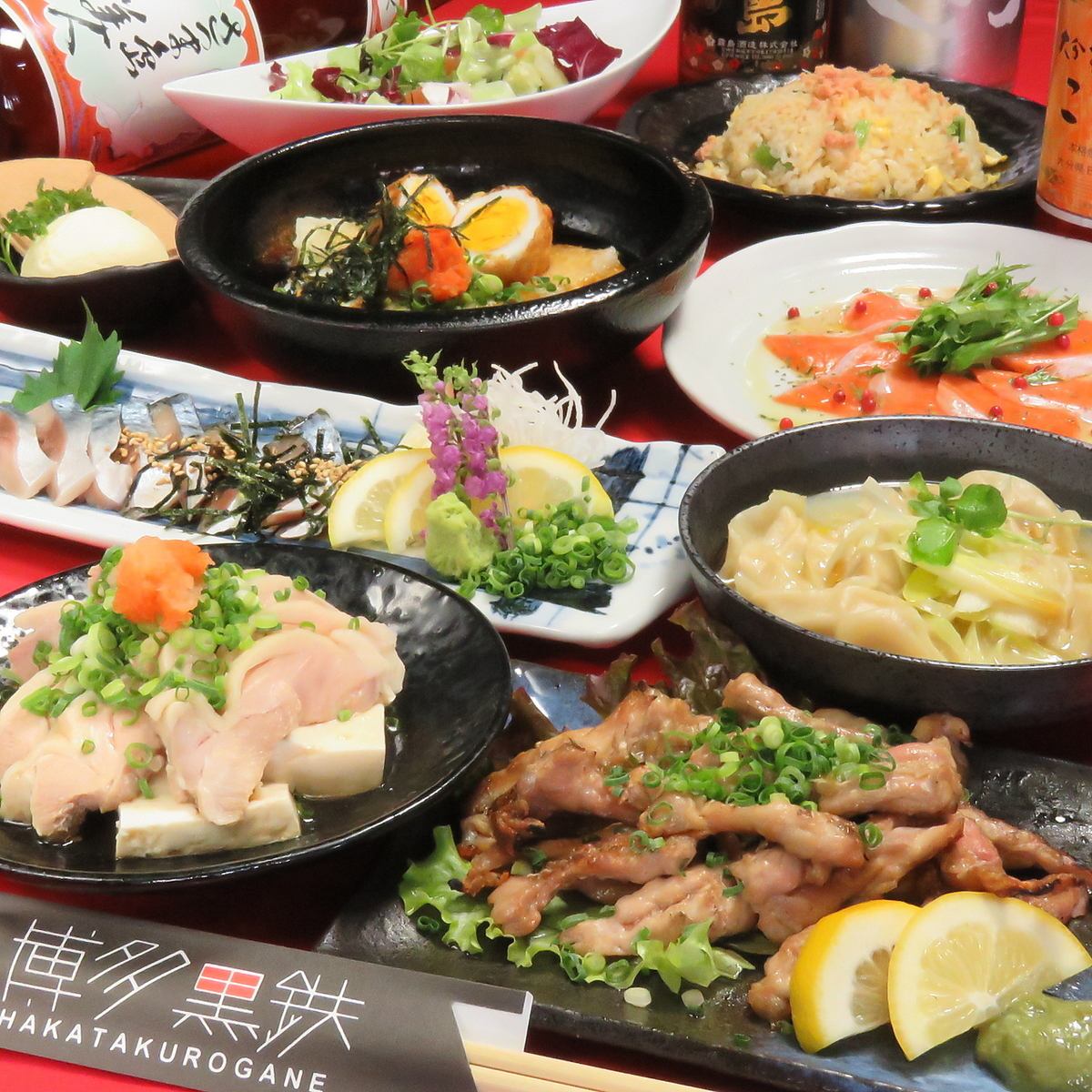 All-you-can-eat and all-you-can-drink plans are great value for money♪