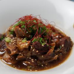 牛すじのピリ辛煮込み