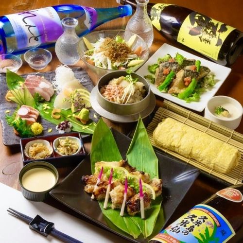 各種宴会に◎旬の食材を生かす飲み放題付コース4000/5000/6000/7000円