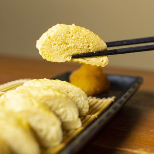 店主おすすめ！ふわっ！トロっ！「かざみどりのだしまき」