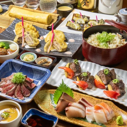 各種宴会に◎旬の食材を生かす飲み放題付コース4000/5000/6000/7000円