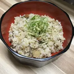 [Recommended] Mushroom and chicken rice