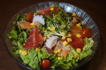 sashimi seafood salad