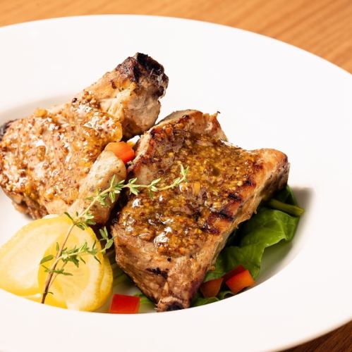 豚スペアリブのゆずマスタードグリル