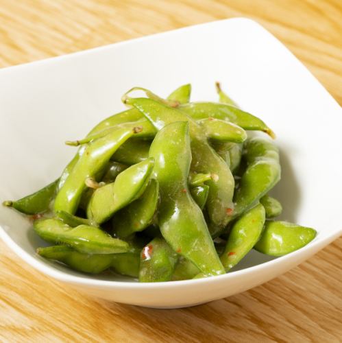 ゆず胡椒が効いた 枝豆ペペロンチーノ