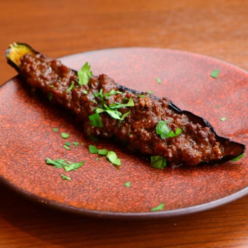 茄子のゆずミートソースチーズ焼き