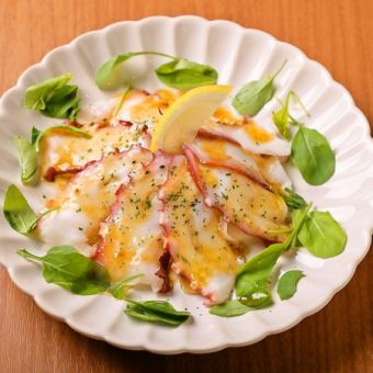 タコのゆず胡椒カルパッチョ