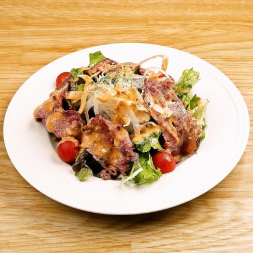 ローストビーフのサラダ 辛味のあるゆずドレッシング