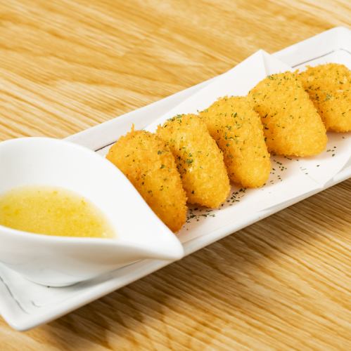 ゆずジャムで食べる カマンベールチーズのフリット